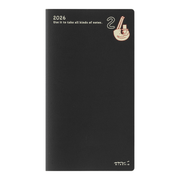 Midori Agenda Pocket Diary Slim - Ojisan 2026