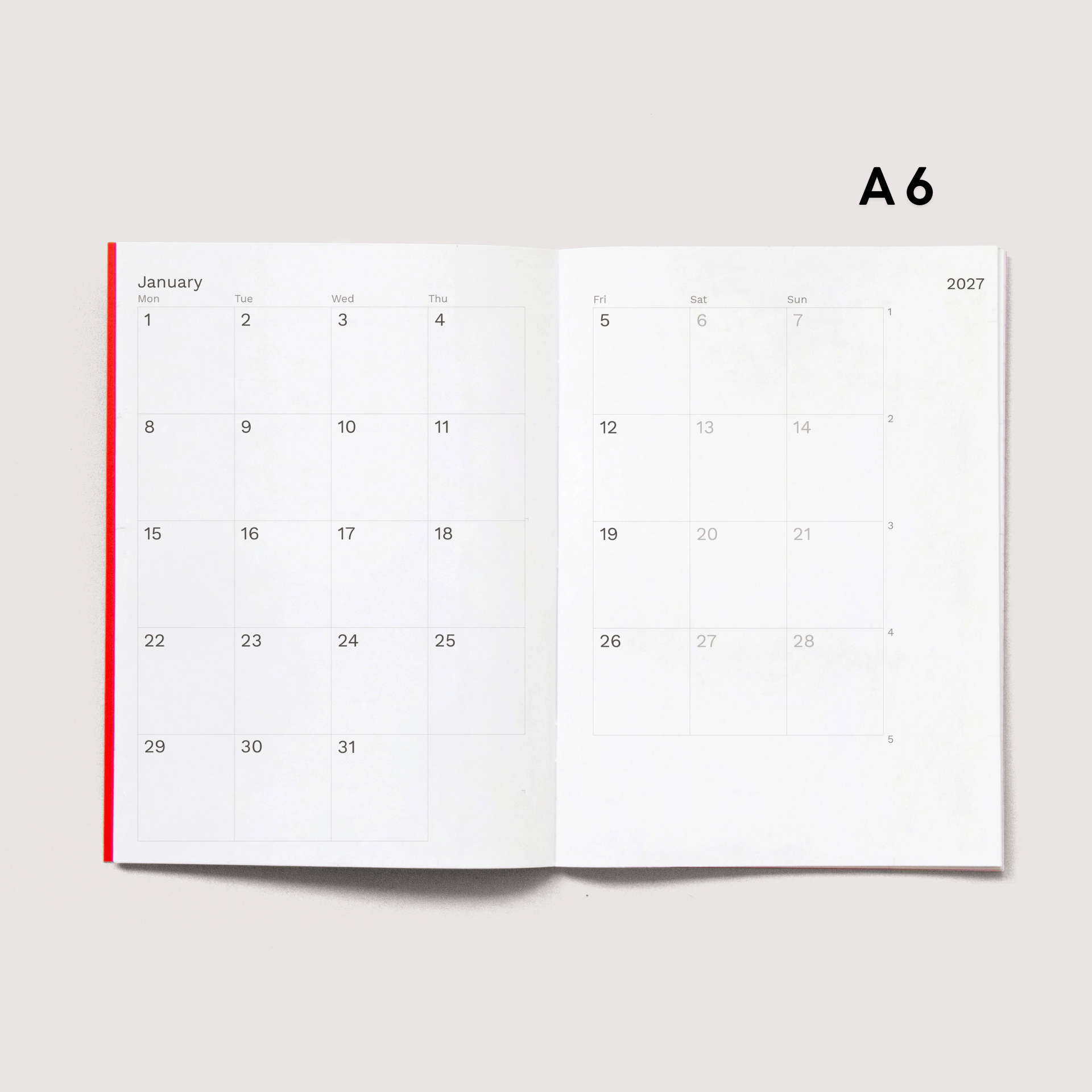 Octagon Agenda Quaderno Mensile 2027