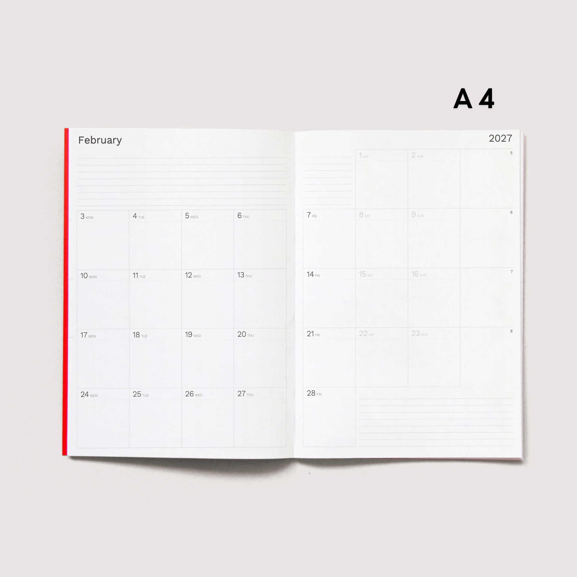 Octagon Agenda Quaderno Mensile 2027