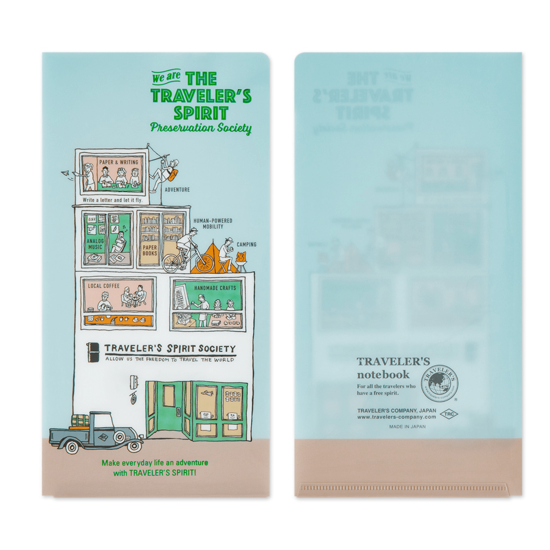 Traveler's Company Japan Agenda REGULAR Traveler's Notebook Clear Folder 2026 - Edizione Limitata