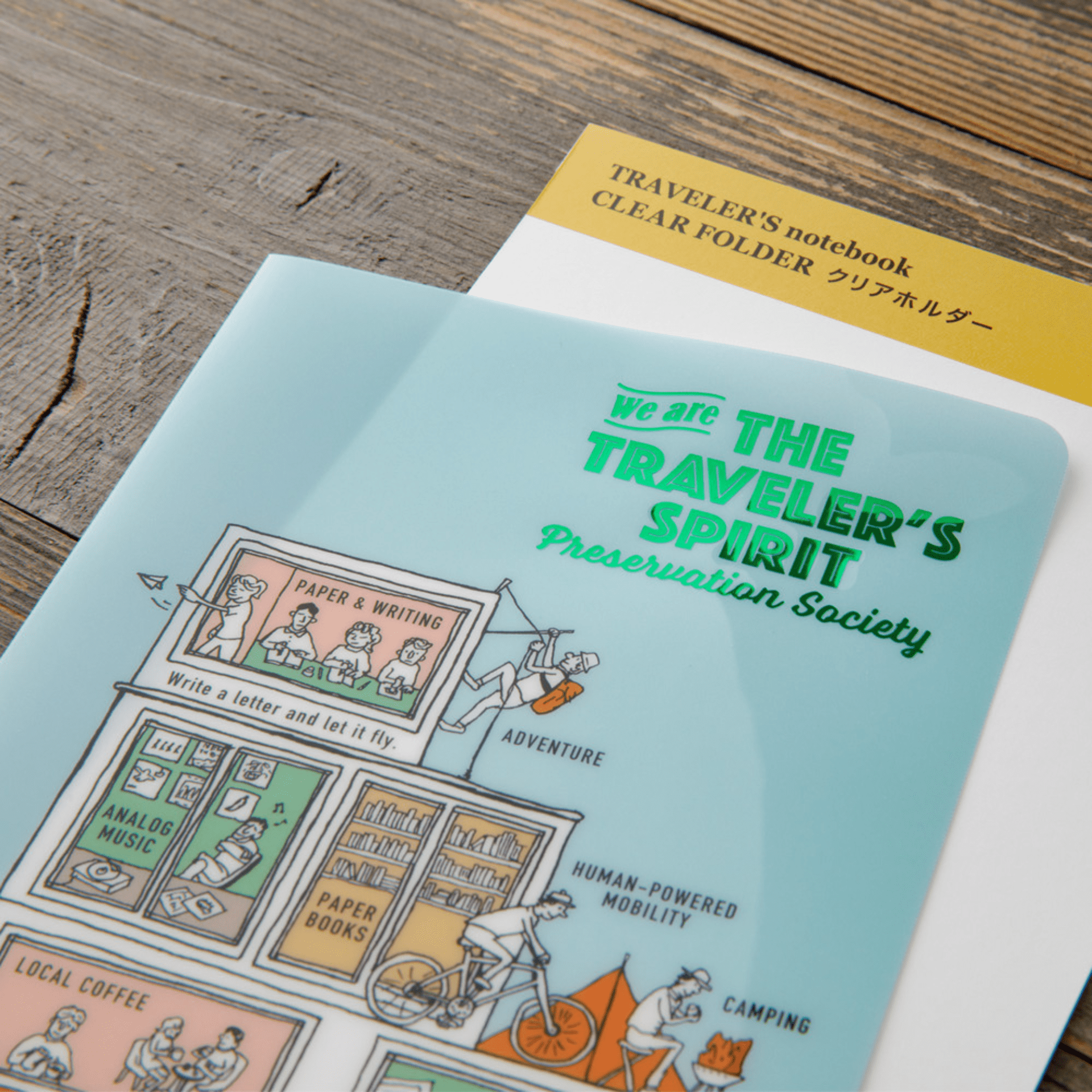Traveler's Company Japan Agenda Traveler's Notebook Clear Folder 2026 - Edizione Limitata