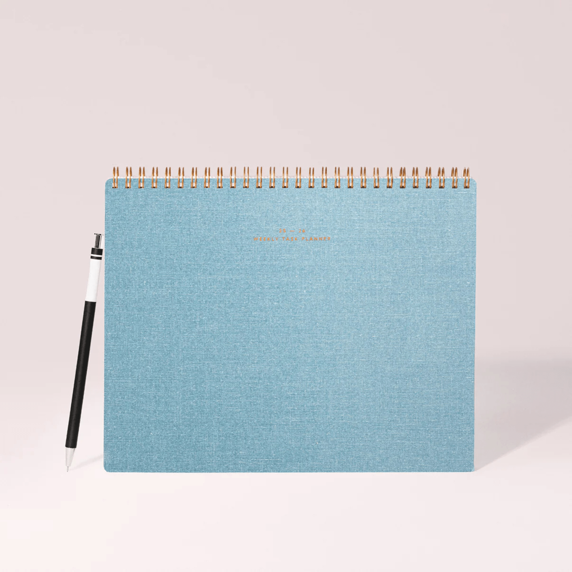 Appointed Agenda Weekly Task Planner Horizontal 2025/2026 Chambray Blue