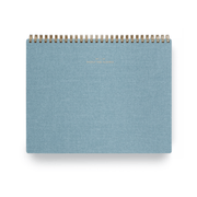 Appointed Agenda Weekly Task Planner Horizontal 2025/2026 Chambray Blue