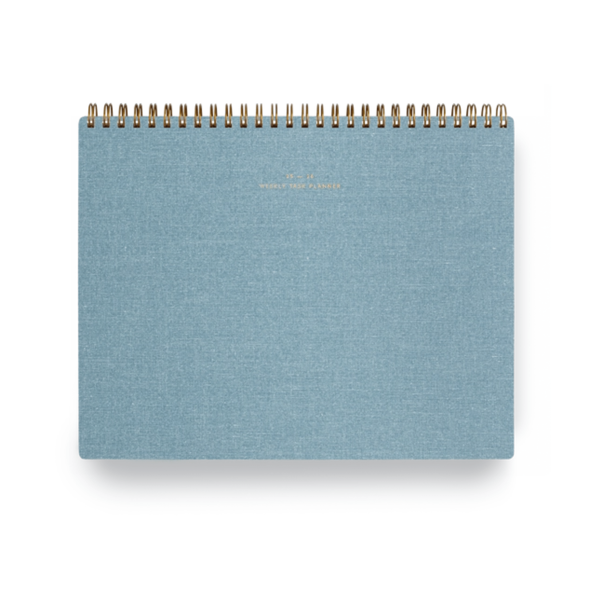 Appointed Agenda Weekly Task Planner Horizontal 2025/2026 Chambray Blue