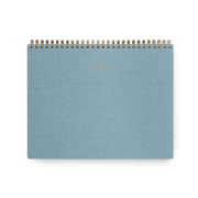 Appointed Agenda Weekly Task Planner Horizontal 2026/2027 Chambray Blue