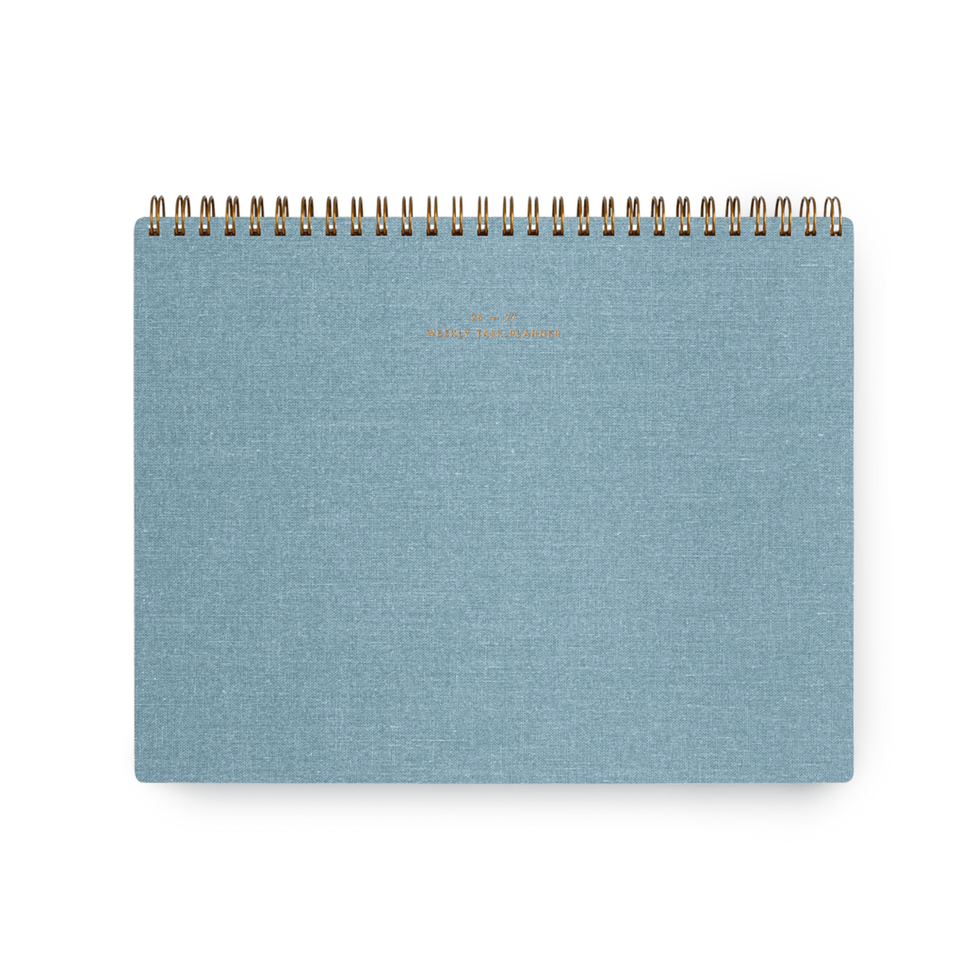 Appointed Agenda Weekly Task Planner Horizontal 2026/2027 Chambray Blue