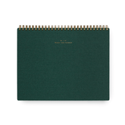 Appointed Agenda Weekly Task Planner Horizontal 2026/2027 Hunter Green