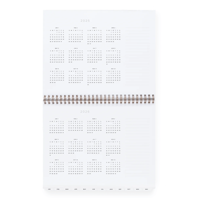 Appointed Agenda Weekly Task Planner Horizontal Fern Green 2025