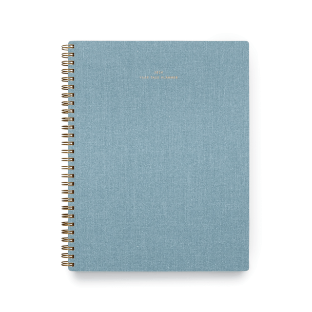 Appointed Agenda Year Task Planner Chambray Blue 2024