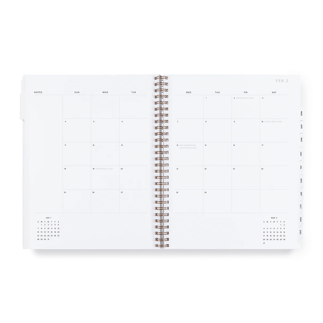 Appointed Agenda Year Task Planner Chambray Blue 2025