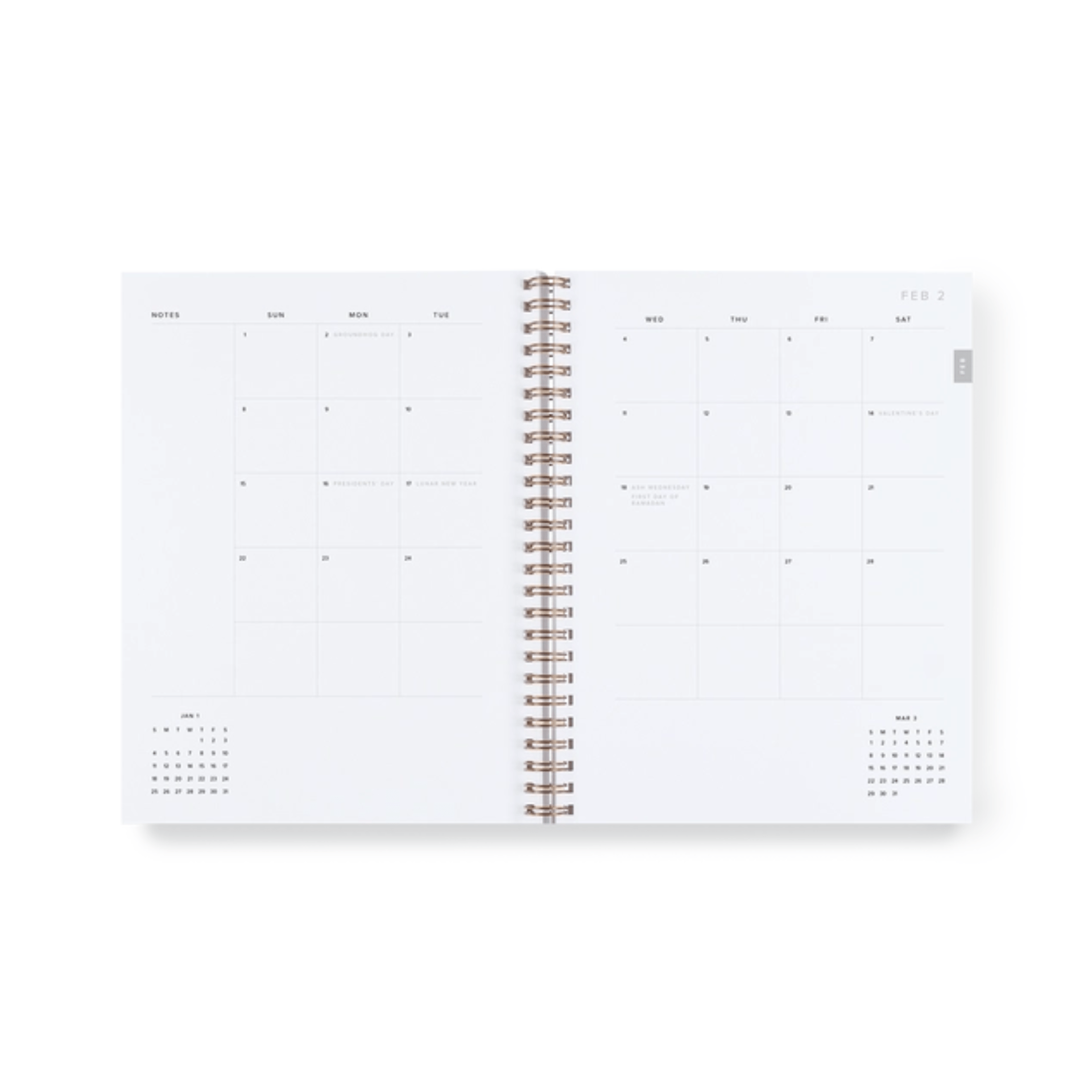 Appointed Agenda Year Task Planner Compact 2026 - Lavender
