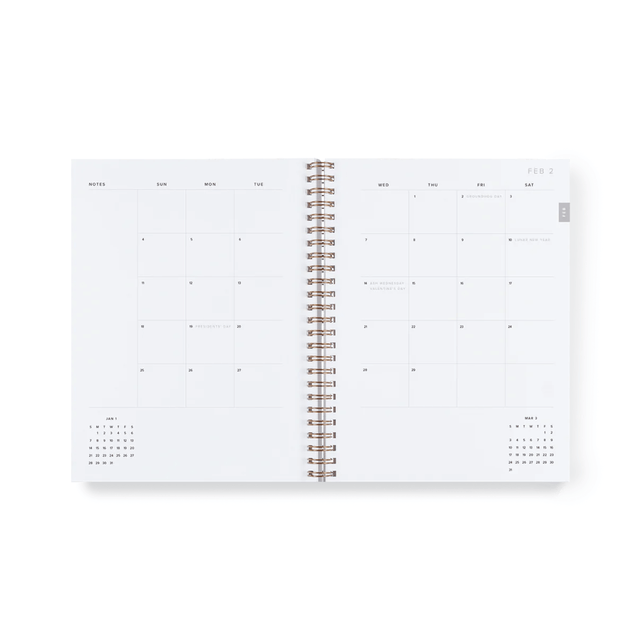 Appointed Agenda Year Task Planner Compact Lavender 2025