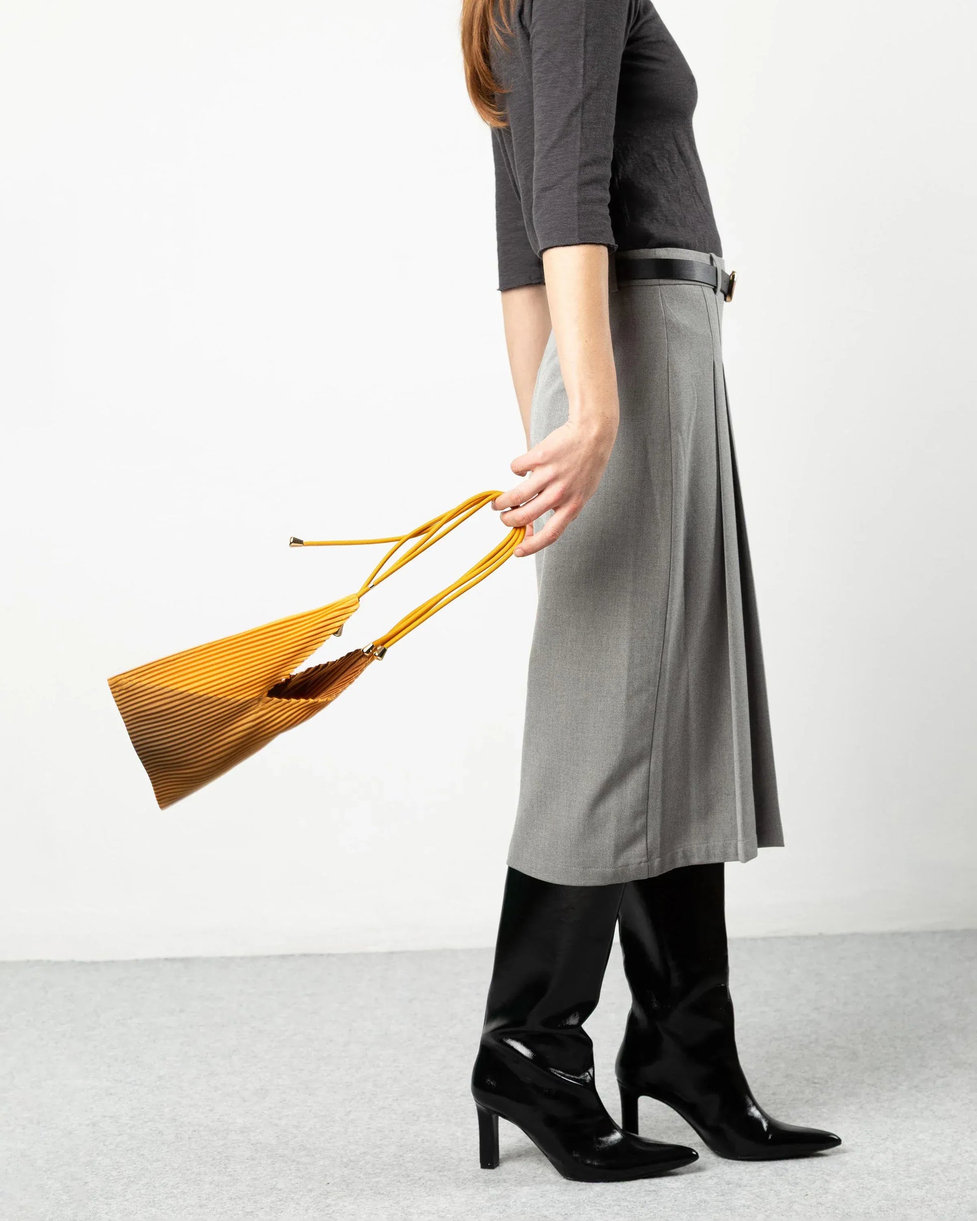 Multitudes Bags Baby bag plissettata - Artisan Gold