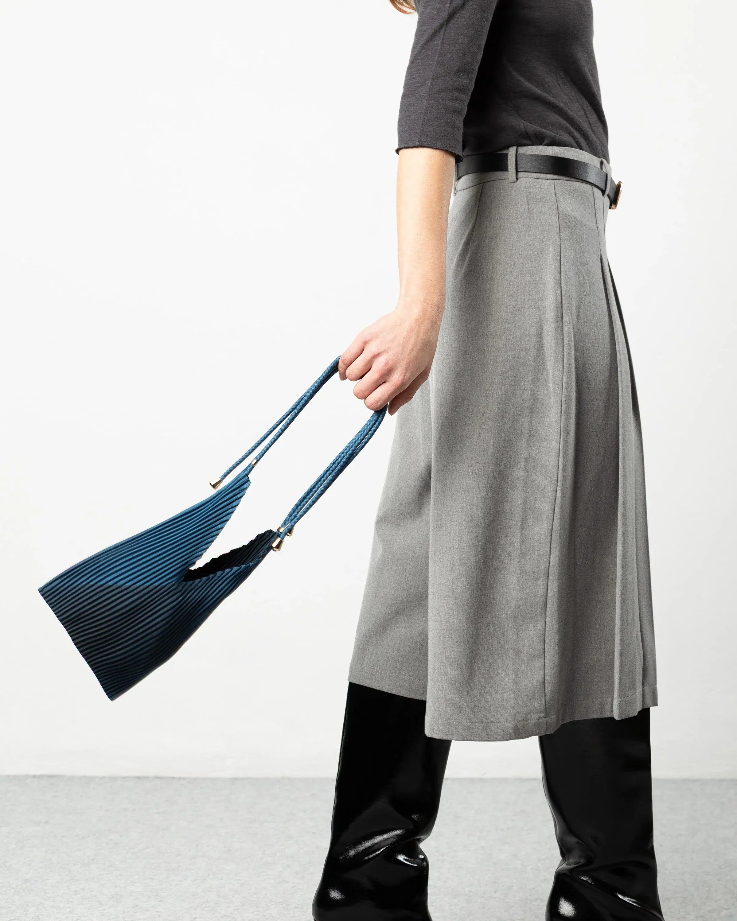 Multitudes Bags Baby bag plissettata - Moroccan Blue