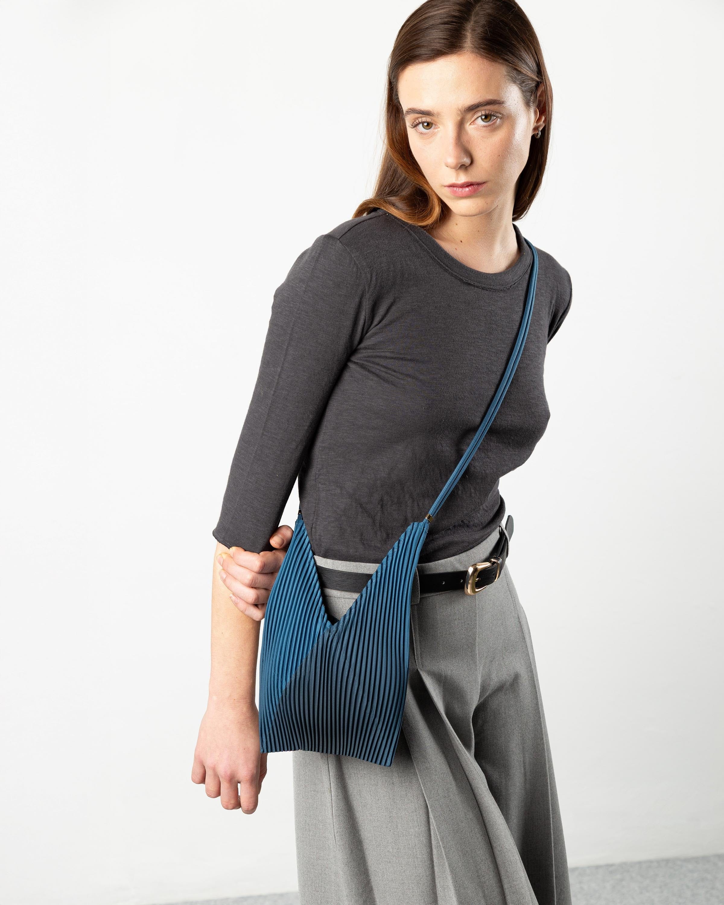 Multitudes Bags Baby bag plissettata - Moroccan Blue