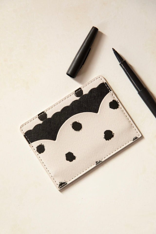 All The Way To Say Bags Card Holder - Painted Dots