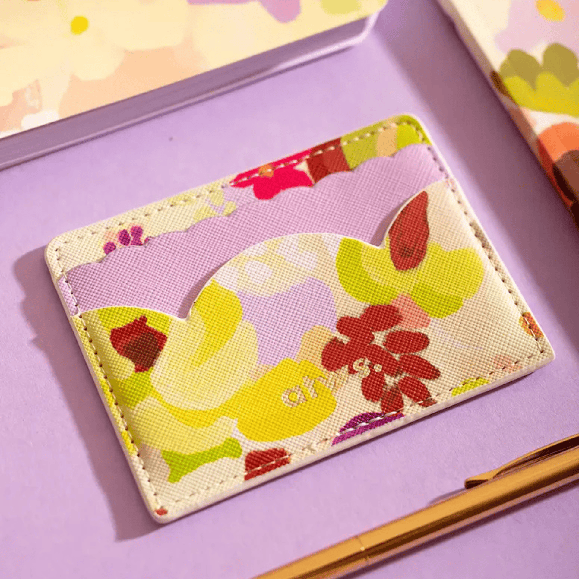 All The Way To Say Bags Card Holder - Spring Sweets