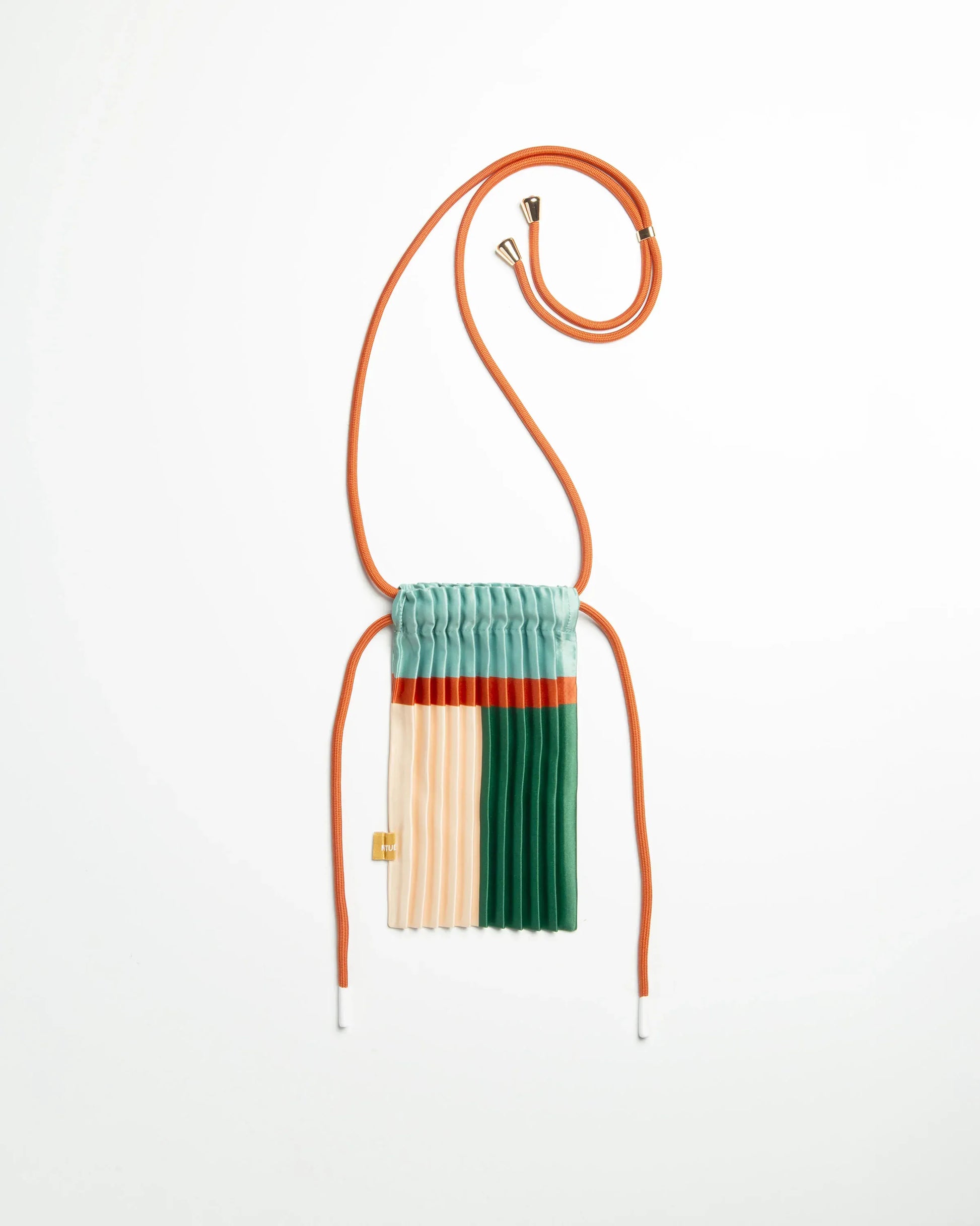 Multitudes Bags Mini bag plissettata - Emerald