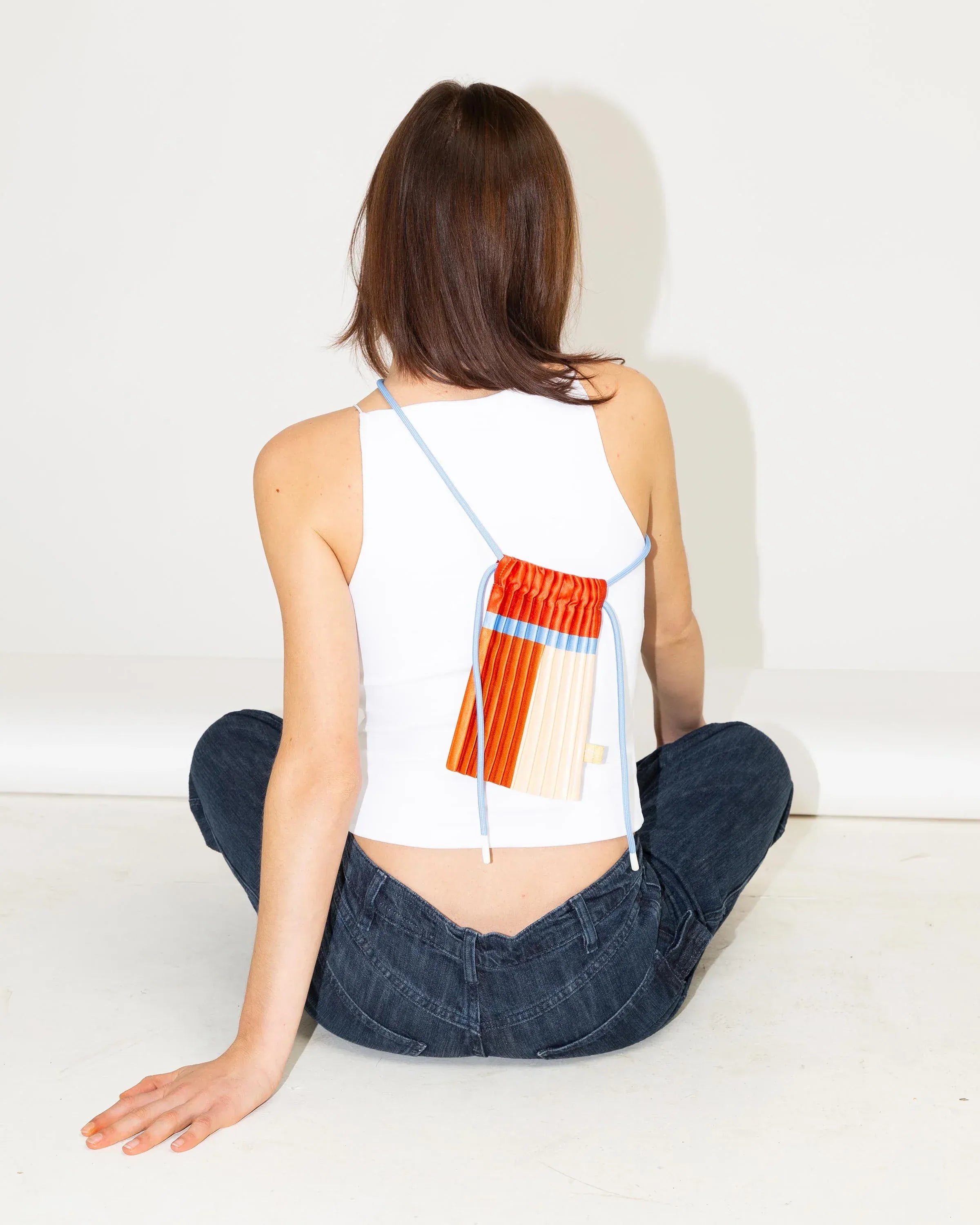 Multitudes Bags Mini bag plissettata - Sienna