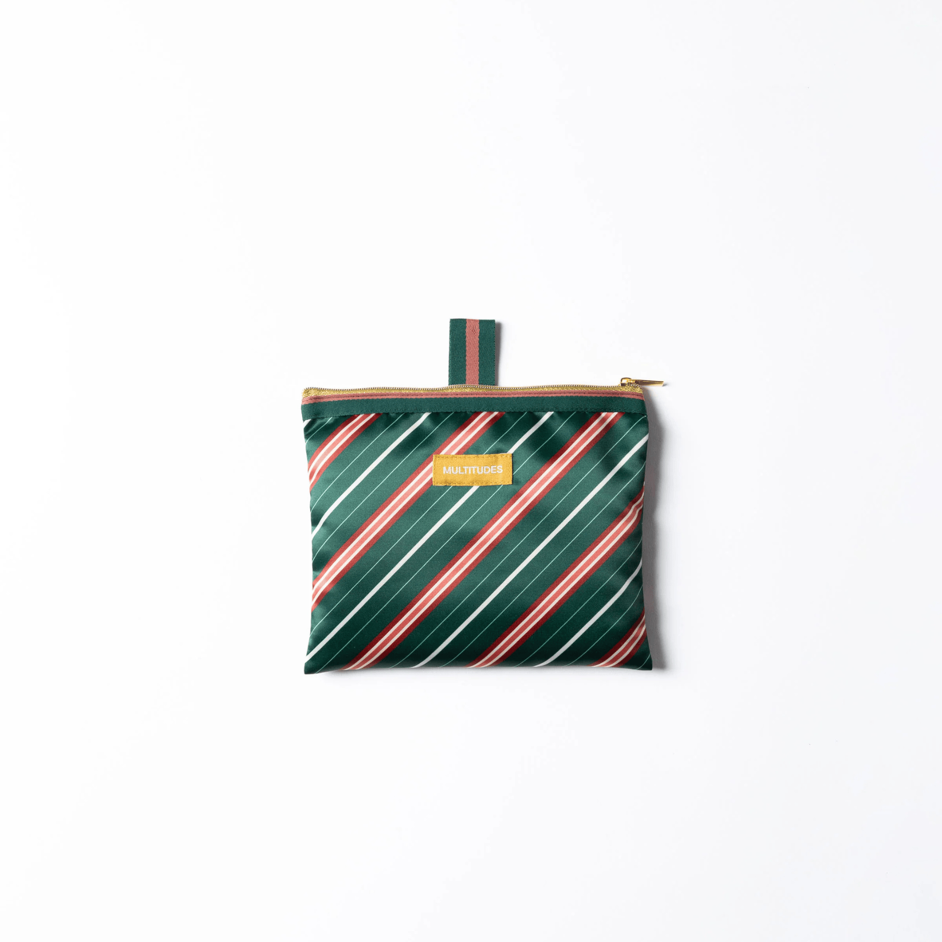 Multitudes Bags Pochette in raso Stella Green