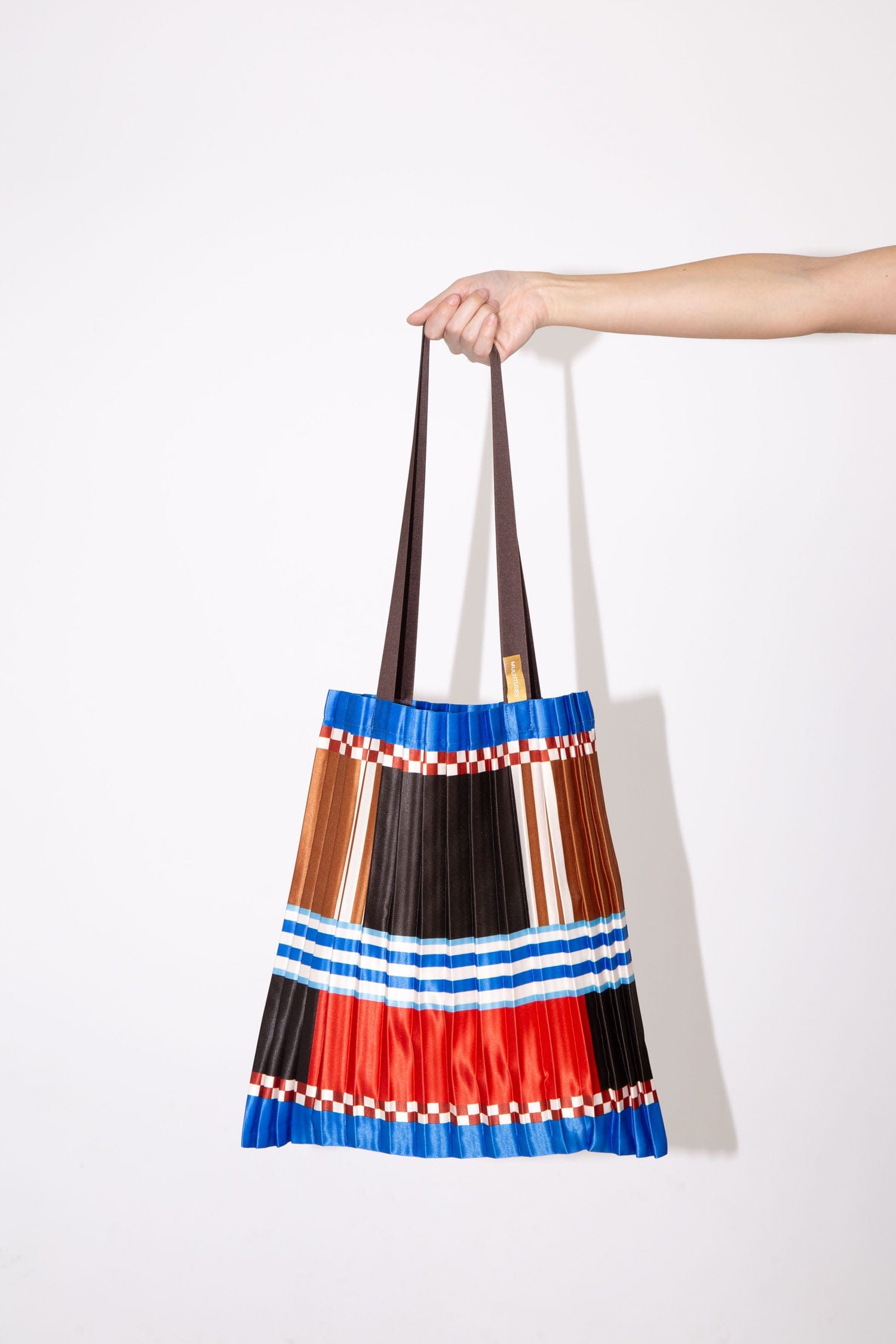 Multitudes Bags Tote bag plissettata in raso Maddalena