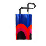 Multitudes Bags Tote bag plissettata in raso Rainbow