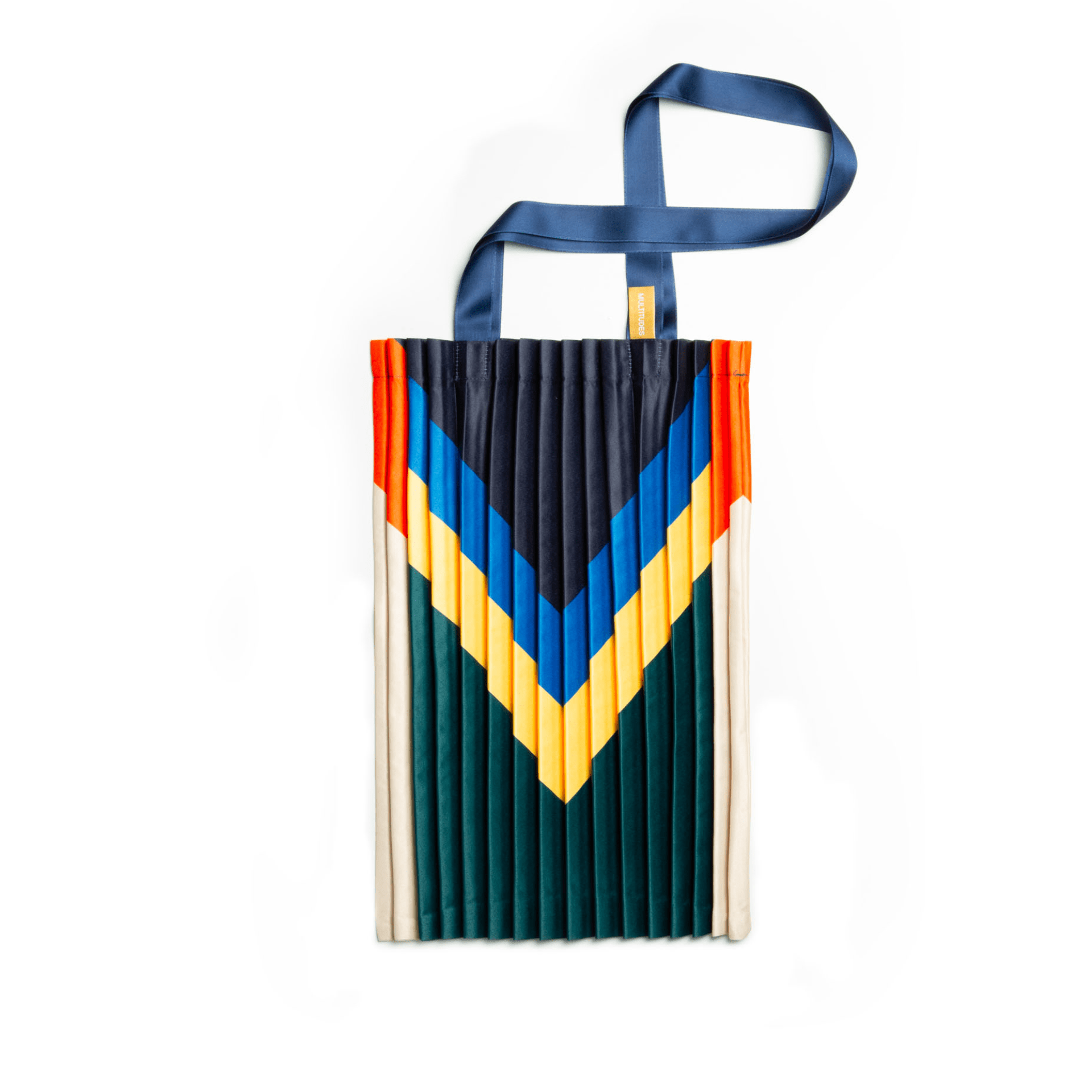 Multitudes Bags Tote bag plissettata in raso Rei