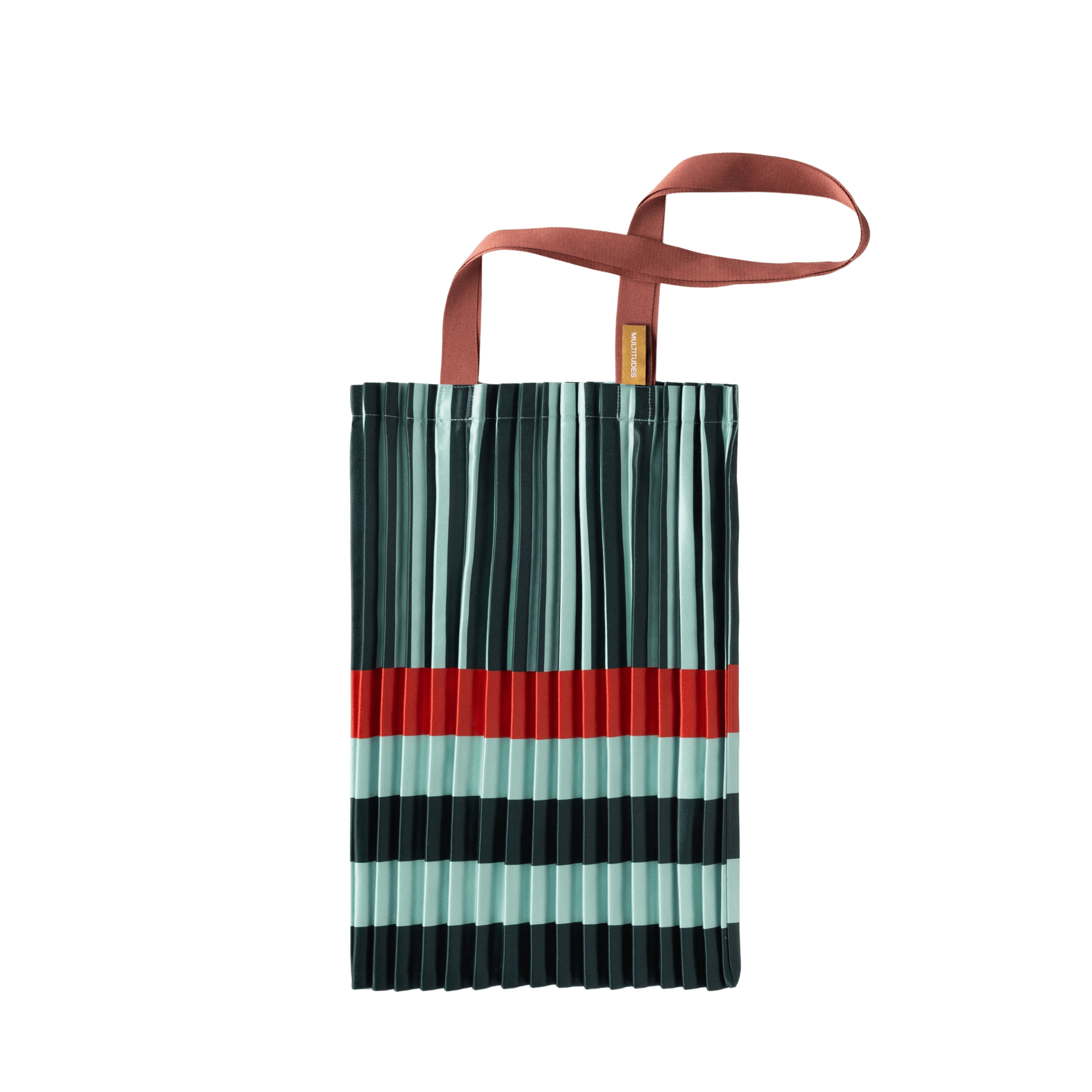 Multitudes Bags Tote bag plissettata - Smeralda