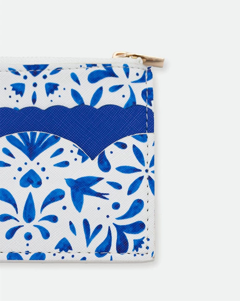 All The Way To Say Bags Wallet - Blue Swallows