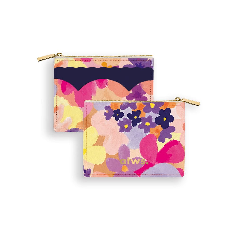 All The Way To Say Bags Wallet - Flower Garden