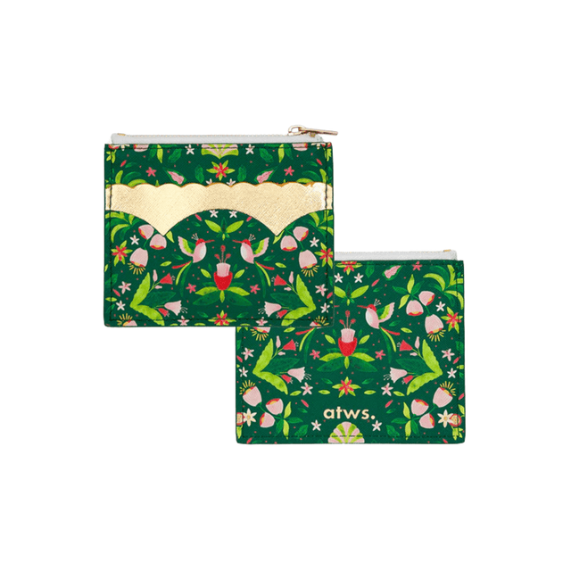 All The Way To Say Bags Wallet - Green Jungle