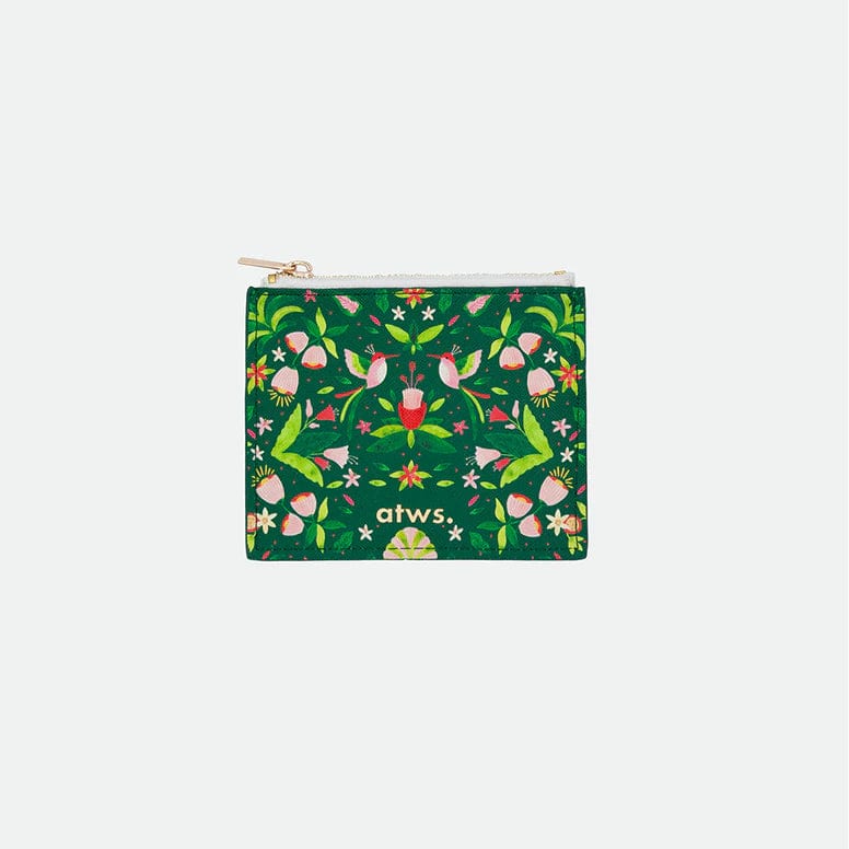 All The Way To Say Bags Wallet - Green Jungle