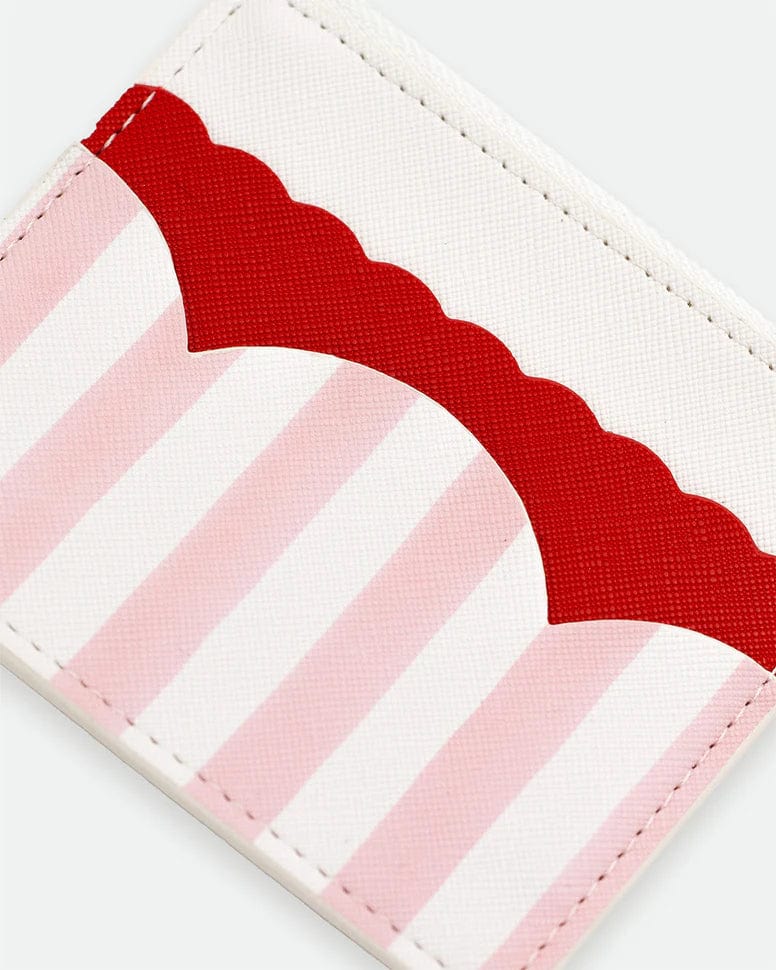 All The Way To Say Bags Wallet - Pink Stripes