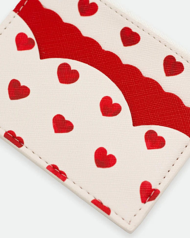 All The Way To Say Bags Wallet - Red Hearts