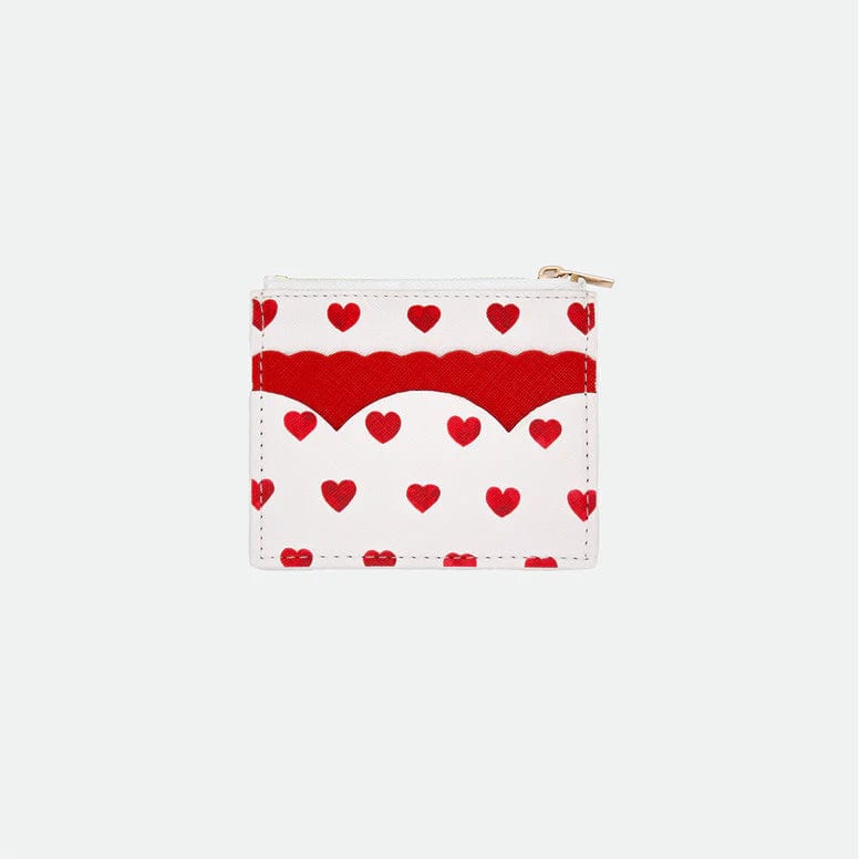 All The Way To Say Bags Wallet - Red Hearts