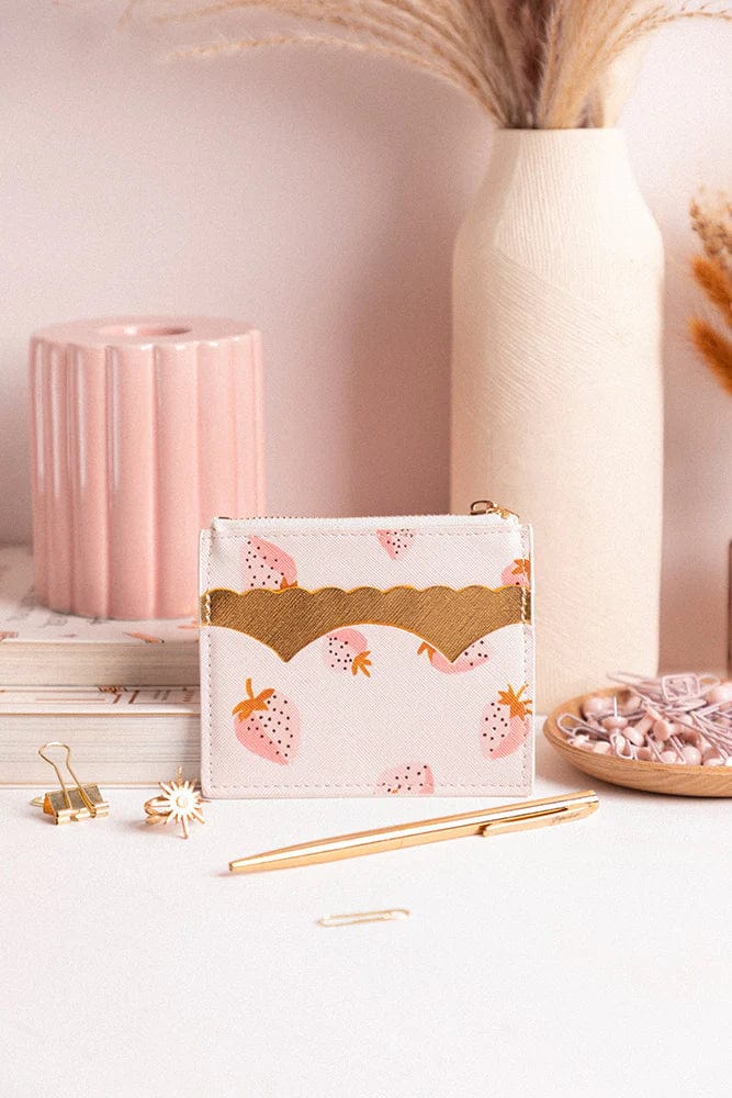 All The Way To Say Bags Wallet - Strawberries