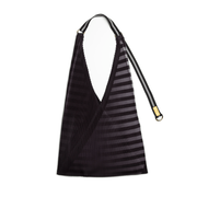 Multitudes Bags Y bag plissettata in raso Claudia Black