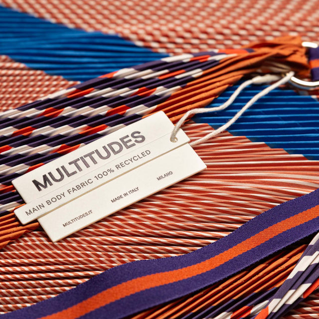 Multitudes Bags Y bag plissettata in raso Francesca Red