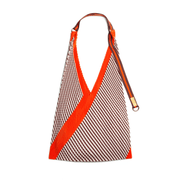 Multitudes Bags Y bag plissettata in raso Francesca Red