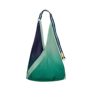 Multitudes Bags Y bag plissettata in raso Monica Green