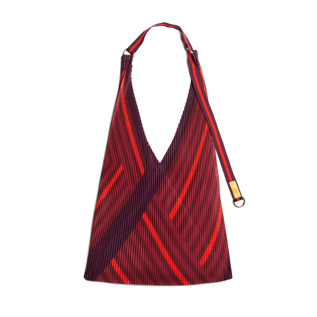 Multitudes Bags Y bag plissettata in raso Stefania