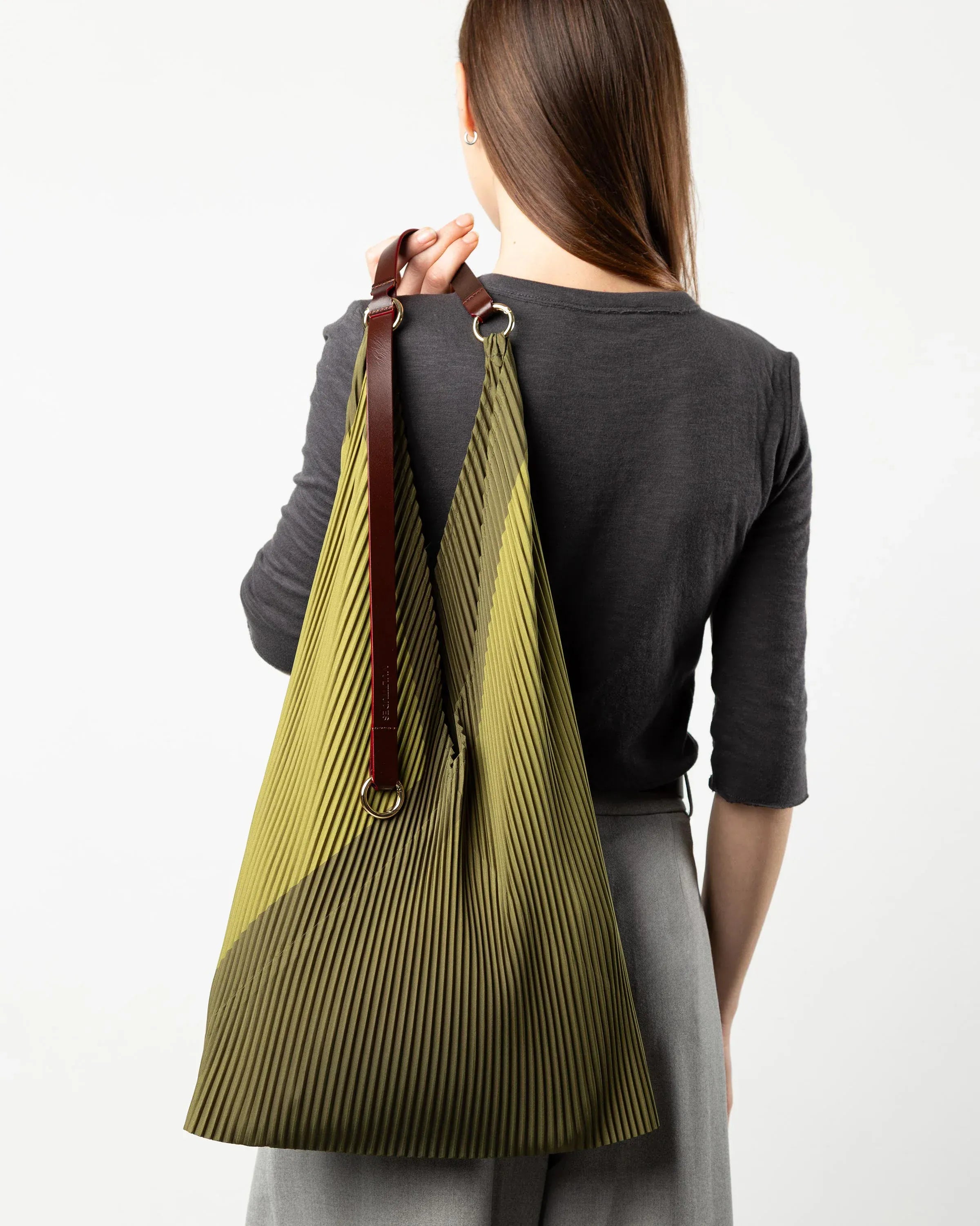 Multitudes Bags Y bag plissettata Leather - Audrey