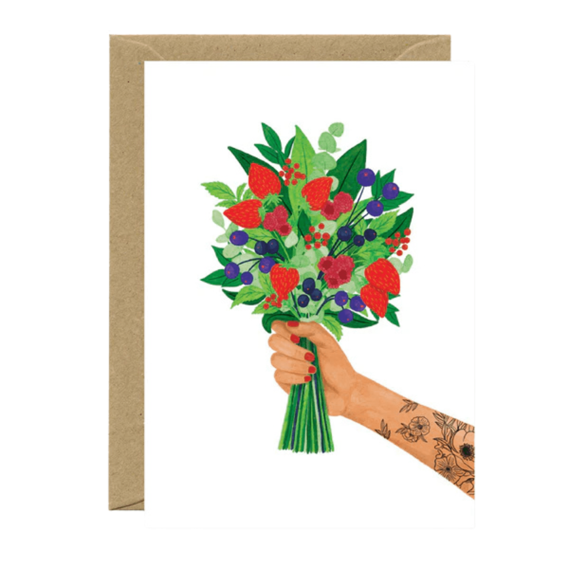 All The Way To Say Biglietto Biglietto Berries Bouquet