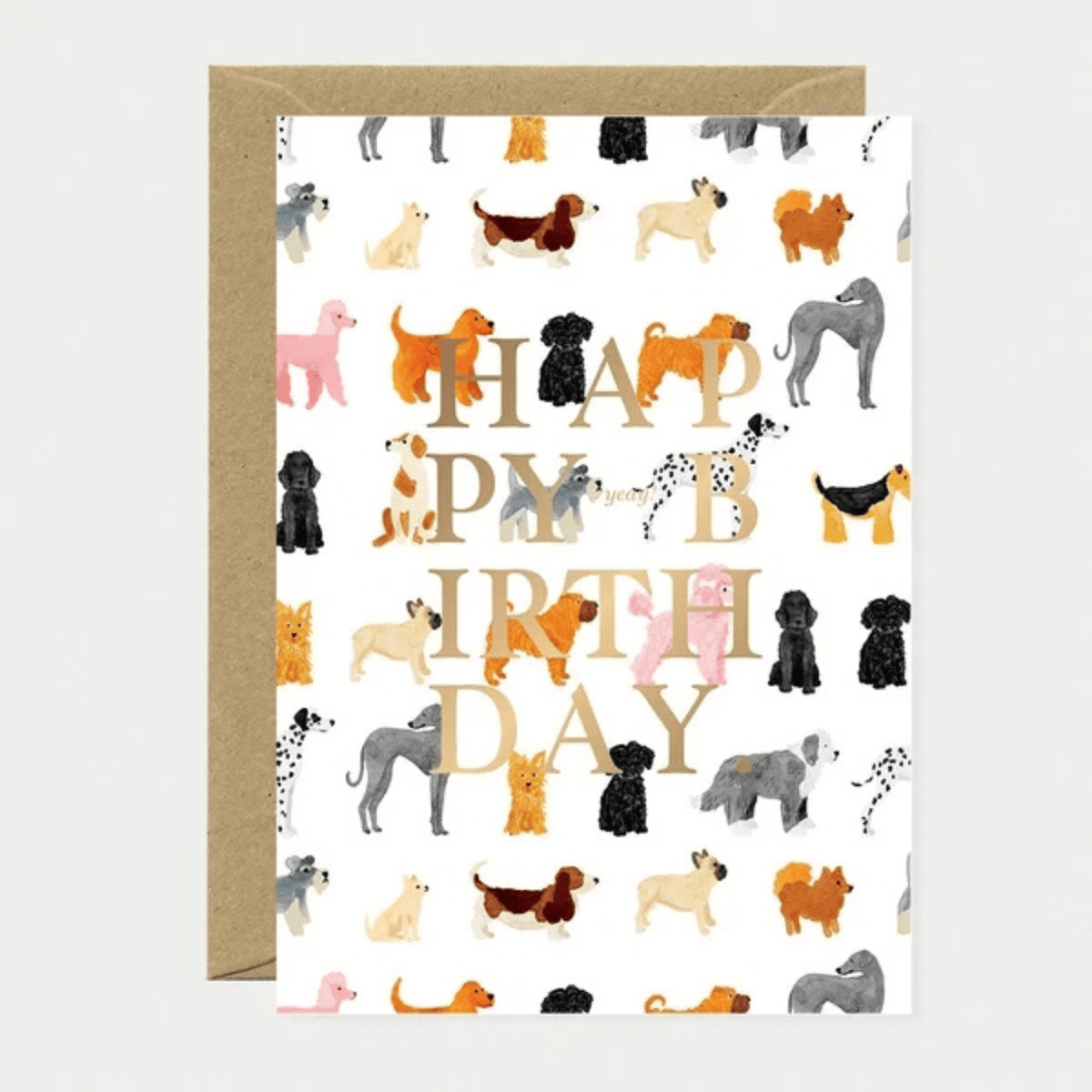 All The Way To Say Biglietto Biglietto Birthday dogs pattern