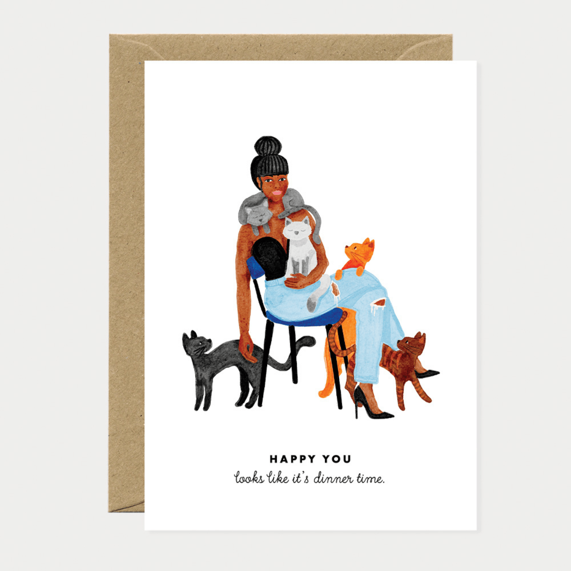 All The Way To Say Biglietto Biglietto Cat dinner's time