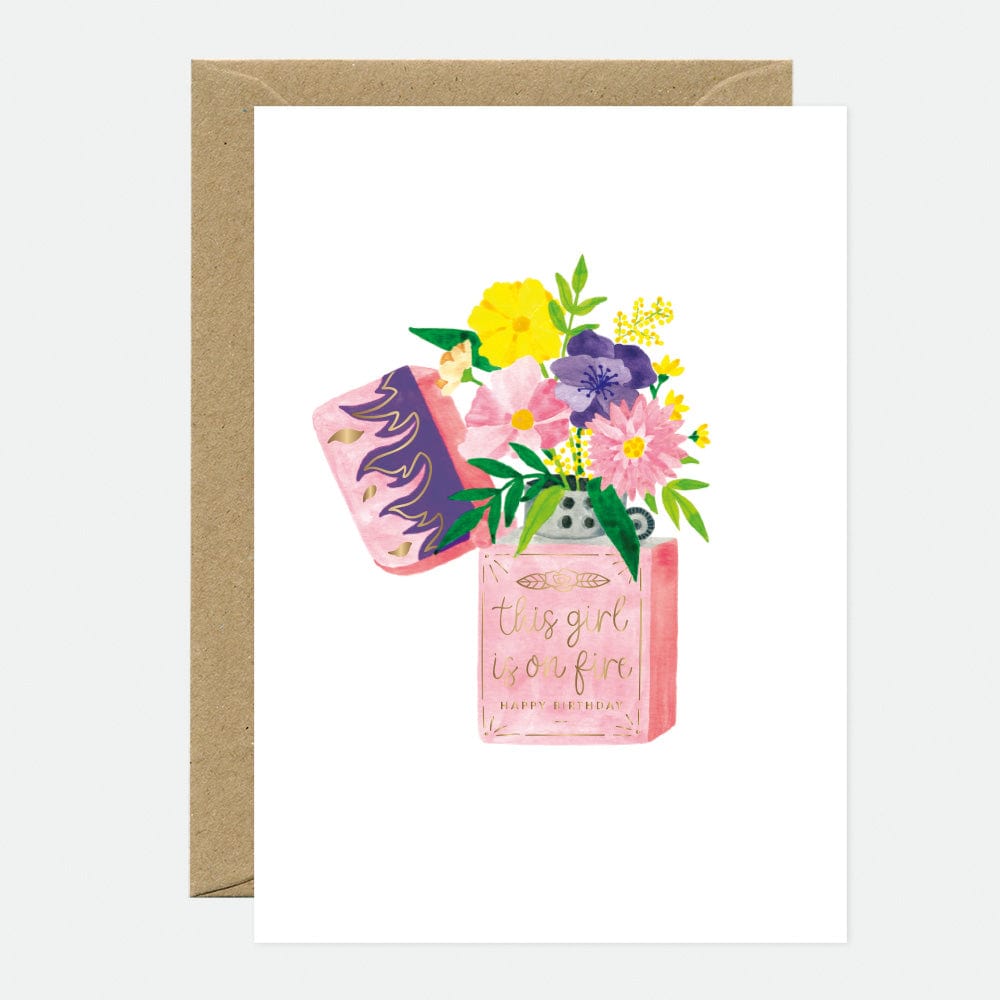 All The Way To Say Biglietto Biglietto Flower Lighter