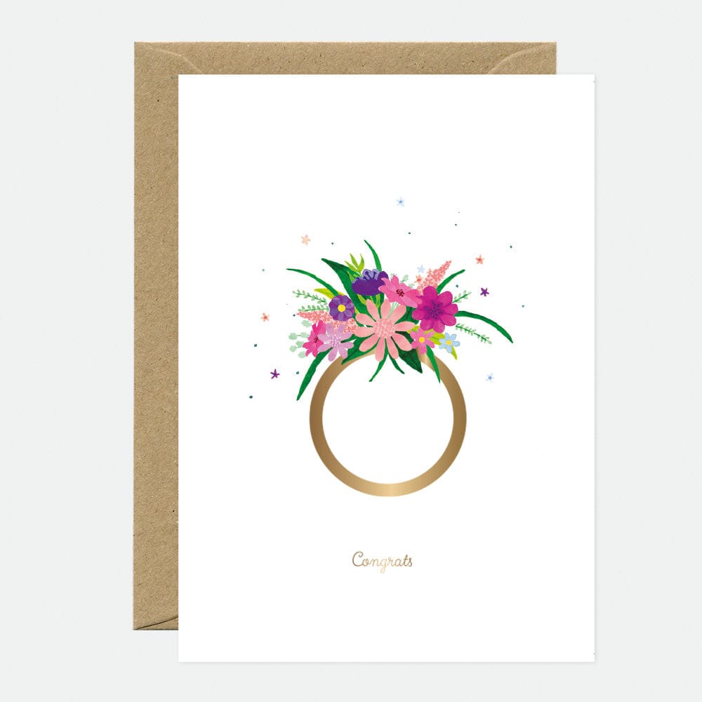 All The Way To Say Biglietto Biglietto Flower Ring