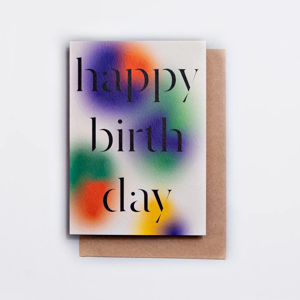 The Completist Biglietto Biglietto Gradient Happy Bday