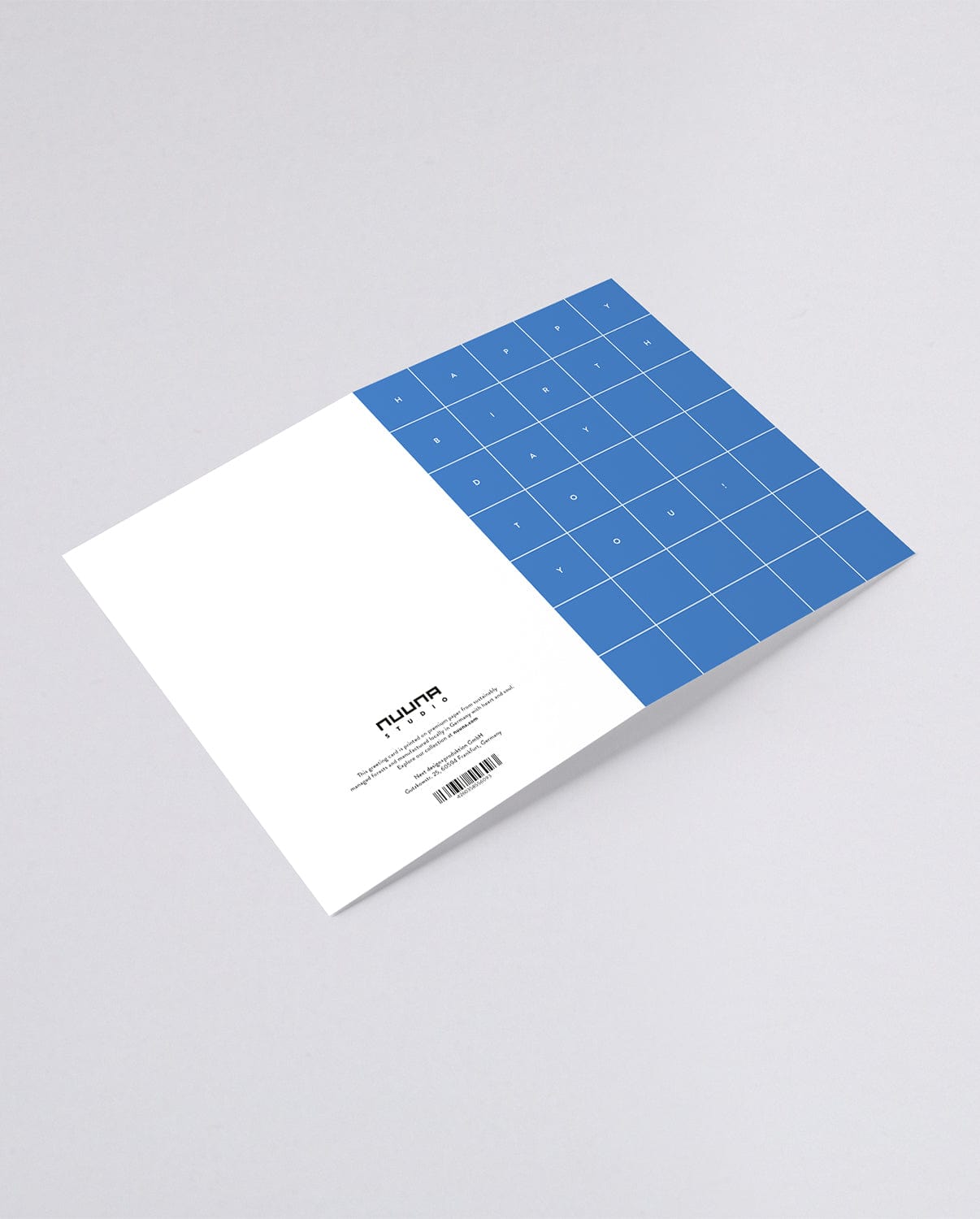 Nuuna Biglietto Biglietto Happy Birthday Grid Nuuna