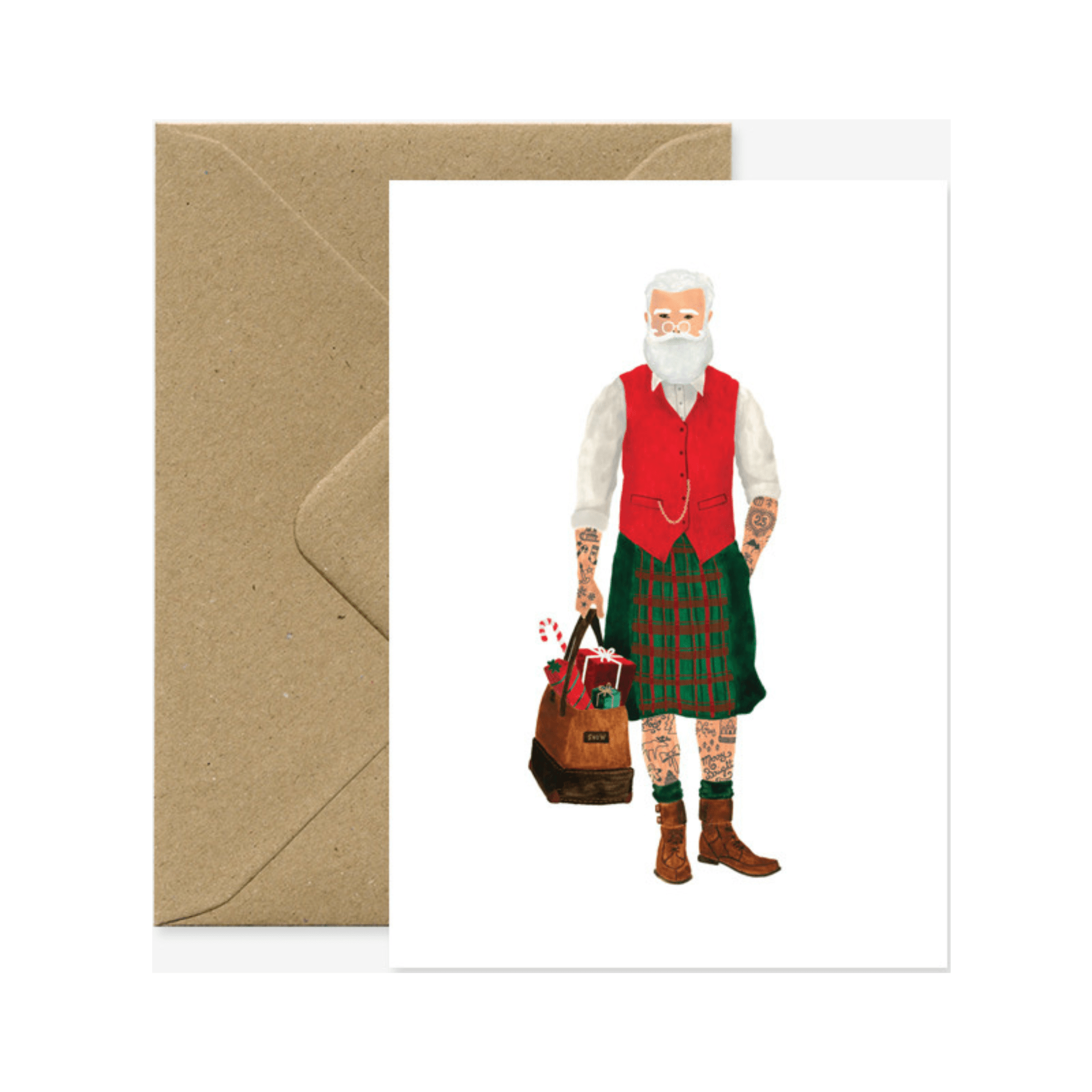 All The Way To Say Biglietto Biglietto Hipster Santa